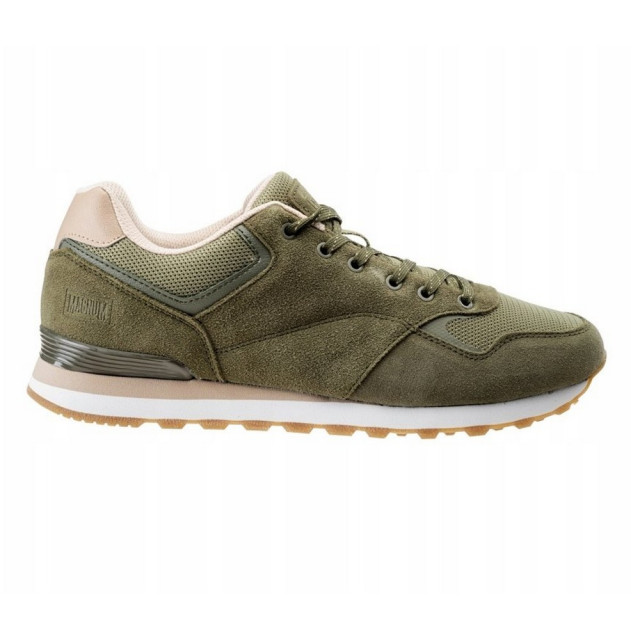 Magnum Heren radan suède trainers UTIG1907_olivedarkbeige large