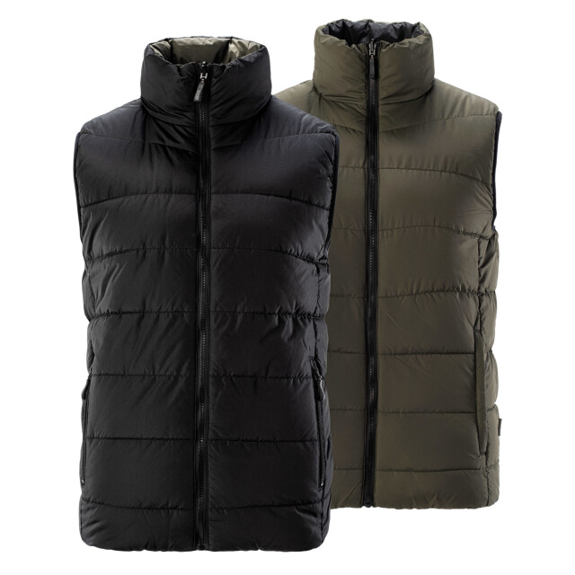 Magnum Heren recto gewatteerd omkeerbaar gilet UTIG1698_blackolivegreen large
