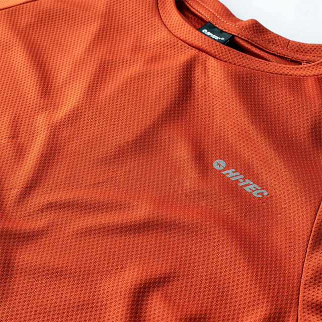 Hi-Tec Heren makkio training t-shirt UTIG174_rooibostea large