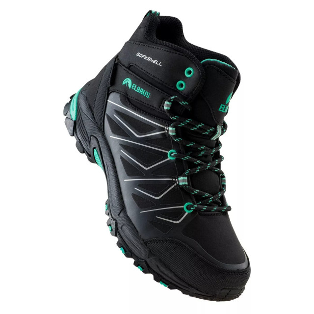 Elbrus Dames mabby waterdichte mid cut wandelschoenen UTIG1645_blackbiscaygreen large