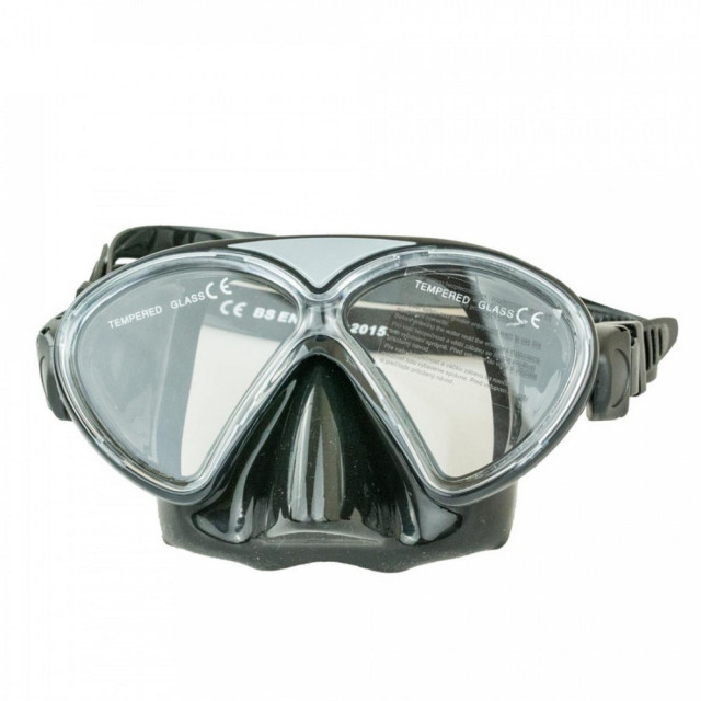 Aquawave Unisex volwassen dolfijn duikset UTIG140_blackgreytransparent large