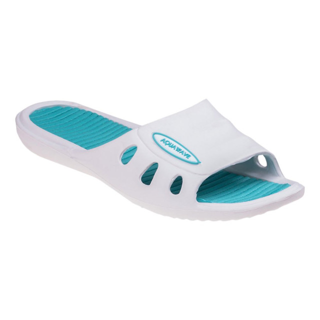 Aquawave Dames manusa sliders UTIG1214_whiteturquoise large