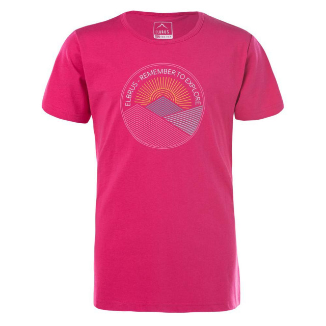 Elbrus Meisjes karit t-shirt UTIG1184_pinkpeacock large