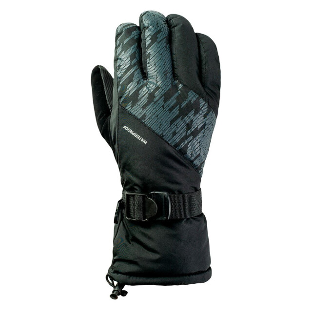 Hi-Tec Heren elime bedrukte skihandschoenen UTIG1106_blackgrey large