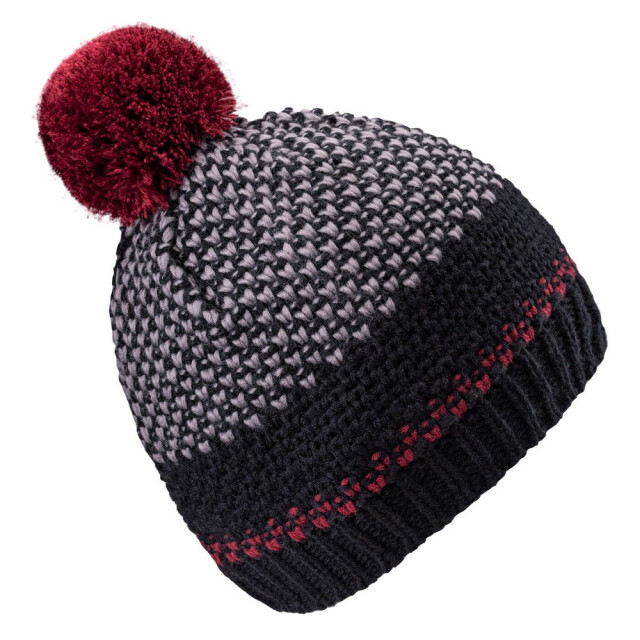 Hi-Tec Hervin logo wintermuts voor volwassenen UTIG612_blackgreymerlot large