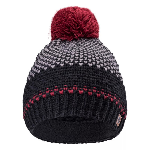 Hi-Tec Hervin logo wintermuts voor volwassenen UTIG612_blackgreymerlot large