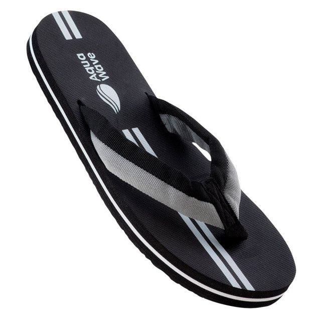 Aquawave Herenslippers aquatro stripe detail UTIG1366_blackwhite large