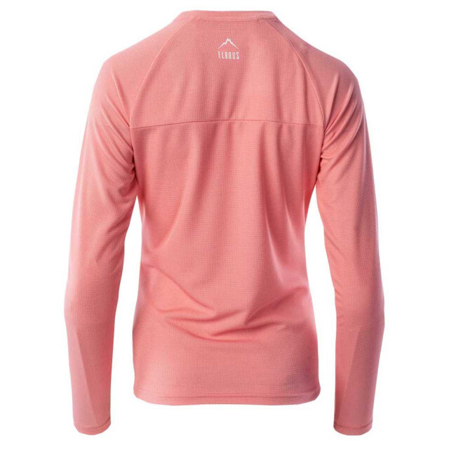 Elbrus Dames almar logo t-shirt met lange mouwen UTIG1401_flamingopink large