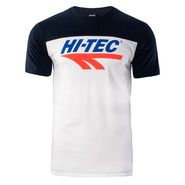 Hi-Tec Heren retro contrast t-shirt UTIG436_whiteskycaptain large
