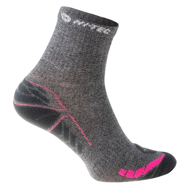 Hi-Tec Raseno sokken voor volwassenen UTIG413_greypinkfuchsia large