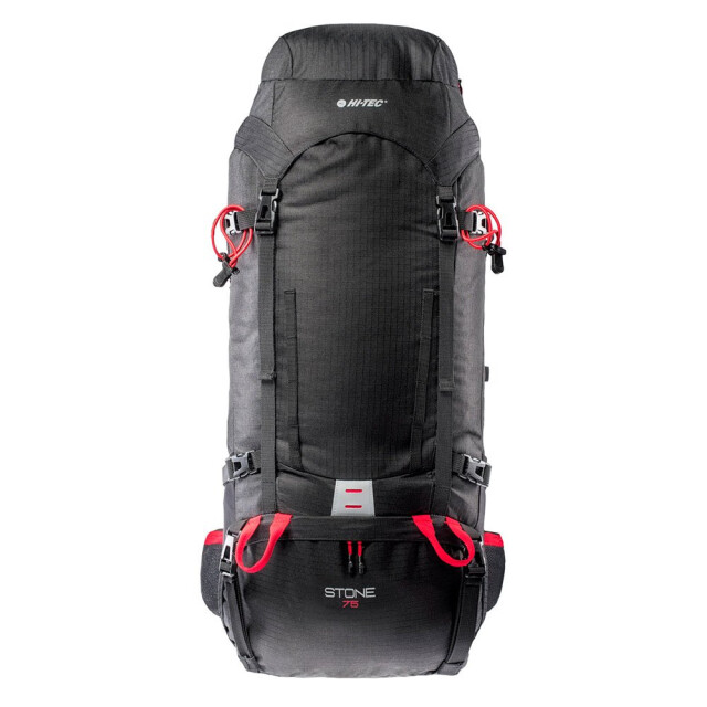 Hi-Tec Rugzak met logo 75l voor volwassenen UTIG1732_blackhighriskred large