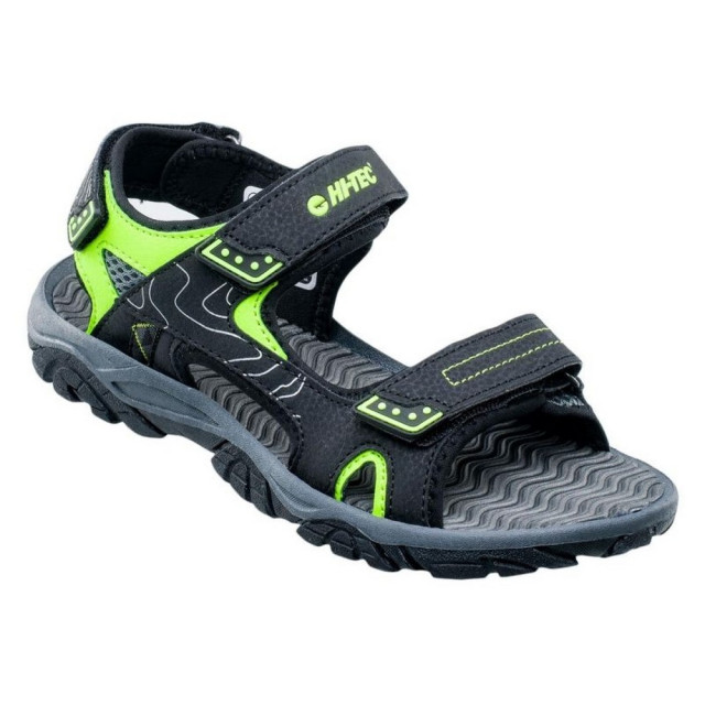 Hi-Tec Kinder/kinder menar sandalen UTIG1003_blackdarkgreylime large