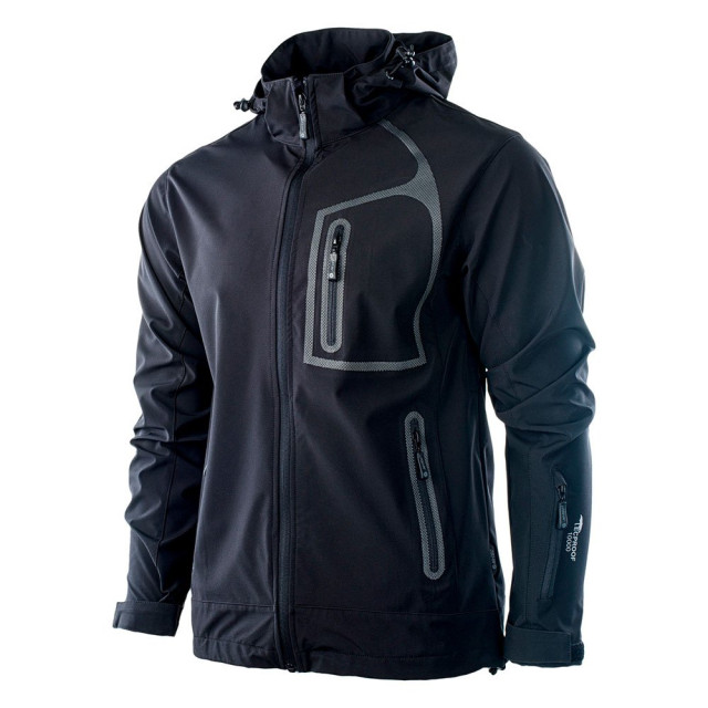 Hi-Tec Heren nils soft shell jas UTIG165_blackblack large