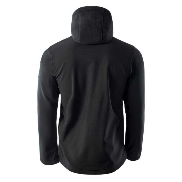 Elbrus Heren iver soft shell jas UTIG1923_blackspicyorangeasphalt large
