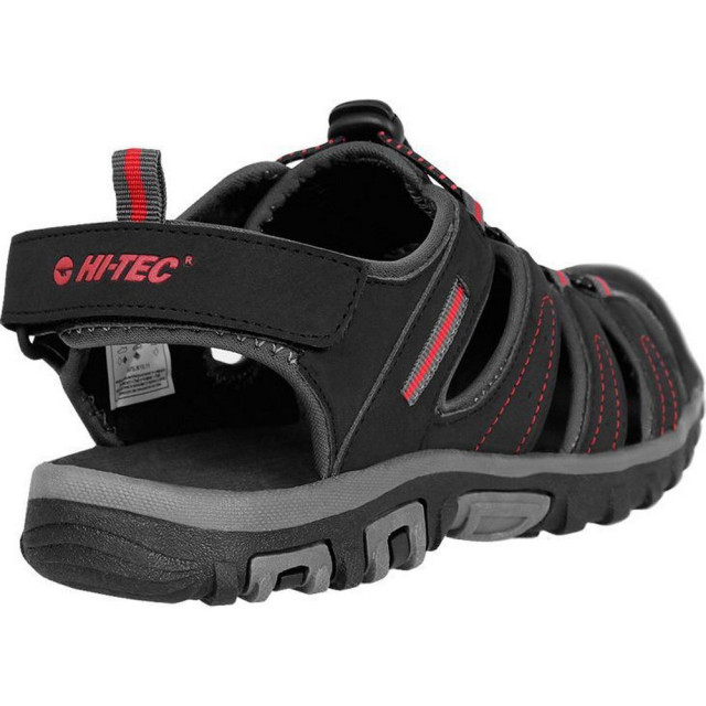 Hi-Tec Heren tiore logo sandalen UTIG944_blackdarkgreyred large