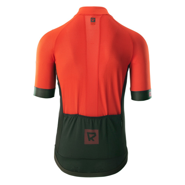 Radvik Heren foxtrot colour block fietstrui UTIG966_tangerinetangoforestnight large