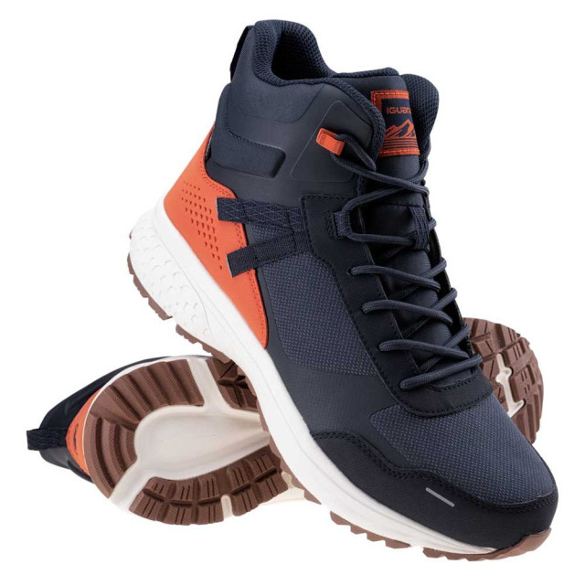 Iguana Heren gambo waterdichte halfhoge casual trainers UTIG931_navybrown large