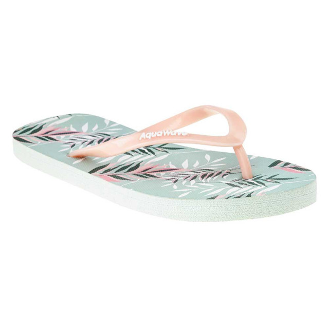 Aquawave Dames rachel leaves teenslippers UTIG793_dustyaquacandypink large