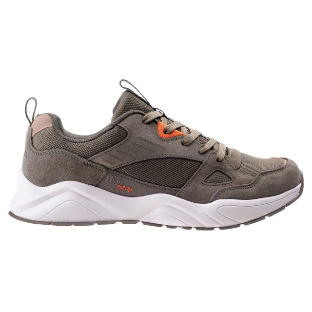 Iguana Heren onavy leren trainers UTIG595_khakidarkkhakiorange large