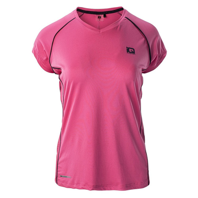 IQ Dames praia t-shirt UTIG376_carminerosenightshade large