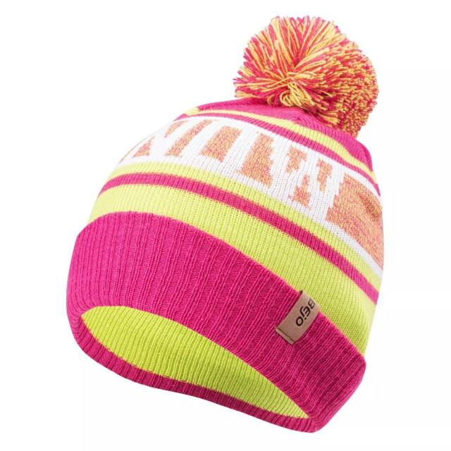 Bejo Barro wintermuts meisjes UTIG2269_acidlimepinkyarrow large