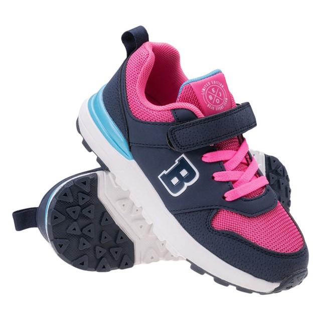 Bejo Meisjes teruis contrast trainers UTIG2047_navypinklightblue large