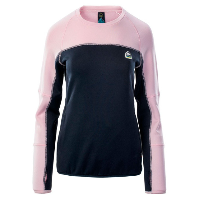 Elbrus Dames molic polartech sweatshirt UTIG1931_totaleclipsecherryblossom large