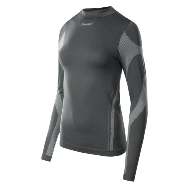 Hi-Tec Dames surmi thermische base layer top met lange mouwen UTIG194_anthracitegrey large