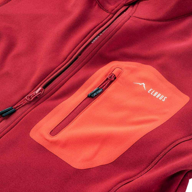 Elbrus Heren emino polartech fleece jas UTIG1746_chilipepperredflamescarlet large