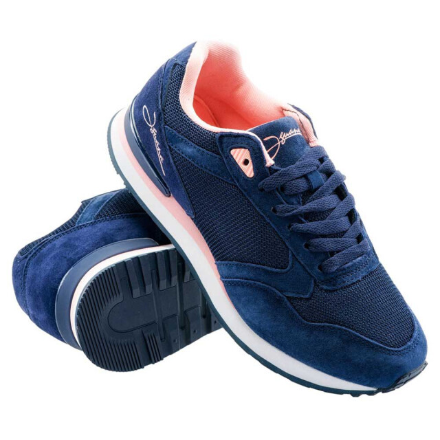 Iguana Dames omis nubuck trainers UTIG1749_navydesertpink large