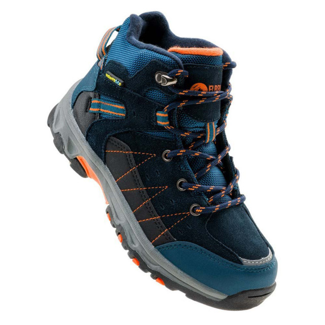 Elbrus Kinder/kinder penaz suède mid cut wandelschoenen UTIG1720_navypeacockblueblackorange large