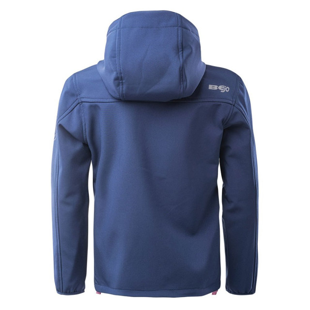 Bejo Juvia soft shell jas voor kinderen UTIG1676_medievalbluesuperpink large