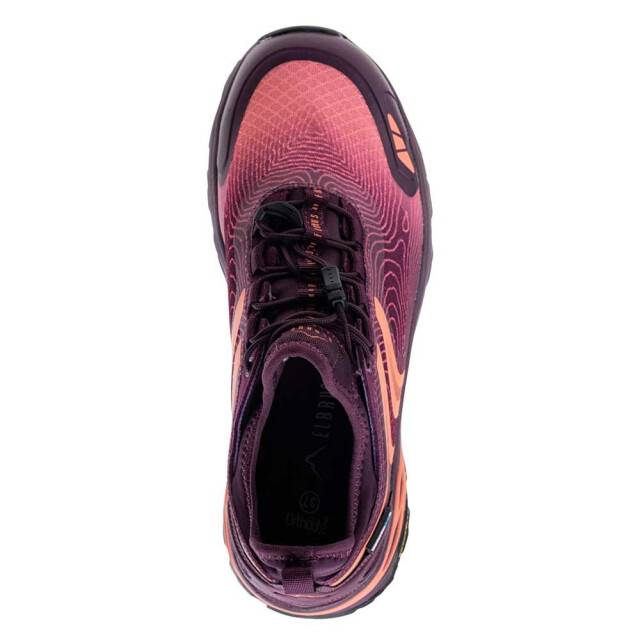 Elbrus Dames milkar waterdichte wandelschoenen UTIG1664_darkpurplepotentpurplewatermelonred large