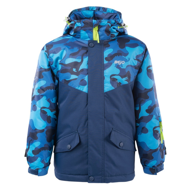 Bejo Kinder/kids yuki camo ski-jas UTIG1444_estatebluebluedino large