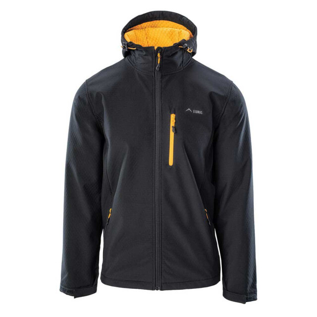 Elbrus Heren soft shell jas met logo UTIG1386_blackbeautysaffron large
