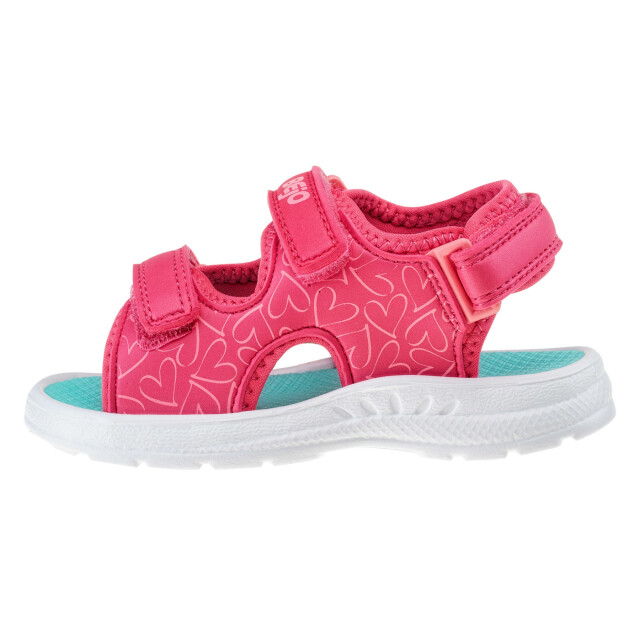Bejo Meisjes timini hartjes sandalen UTIG1297_paradisepinkbeachglass large
