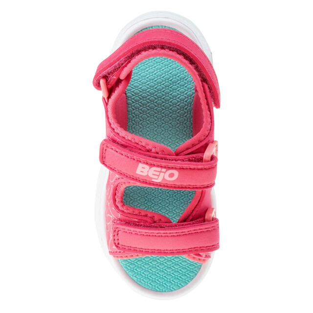 Bejo Meisjes timini hartjes sandalen UTIG1297_paradisepinkbeachglass large