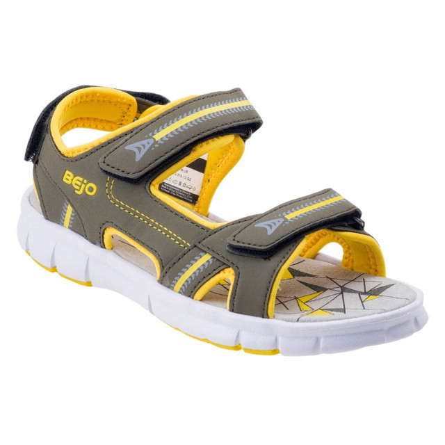 Bejo Beni leren sandalen voor kinderen UTIG1242_khakiyellow large