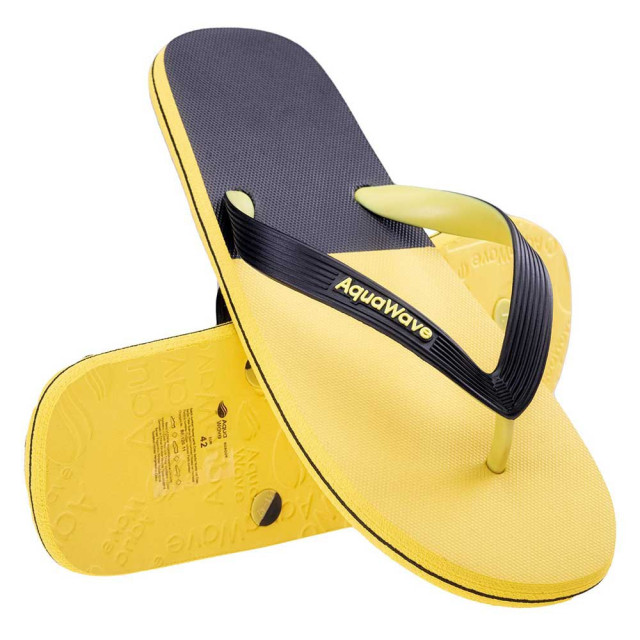 Aquawave Heren roboor teenslippers UTIG1223_neonyellowblack large