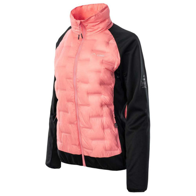 Elbrus Dames julimar gewatteerde jas UTIG1131_flamingopinkblack large