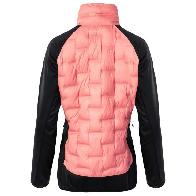 Elbrus Dames julimar gewatteerde jas UTIG1131_flamingopinkblack large