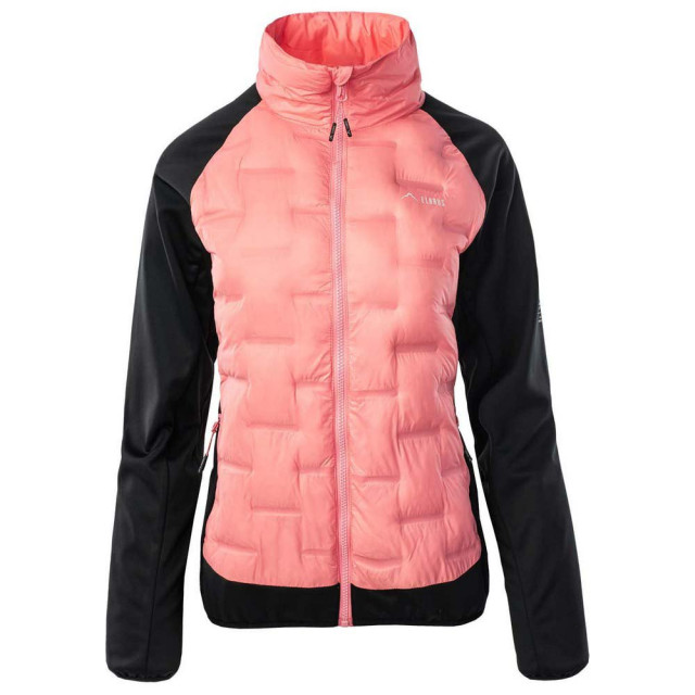 Elbrus Dames julimar gewatteerde jas UTIG1131_flamingopinkblack large