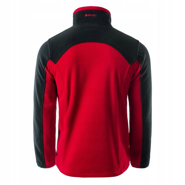 Hi-Tec Heren monroe contrast fleece jas UTIG898_darkredblack large