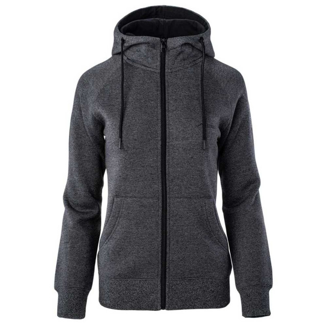 Elbrus Dames chiano full zip hoodie UTIG1447_darkgreymelangeblack large