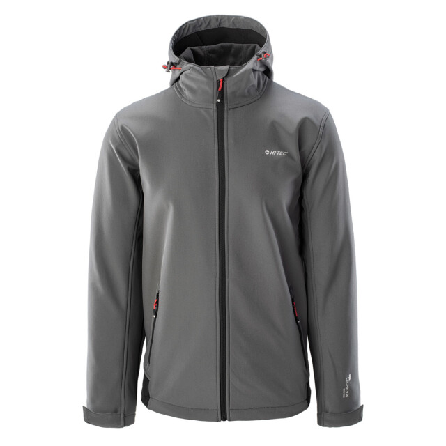Hi-Tec Heren noxon soft shell jas UTIG1375_irongateblack large