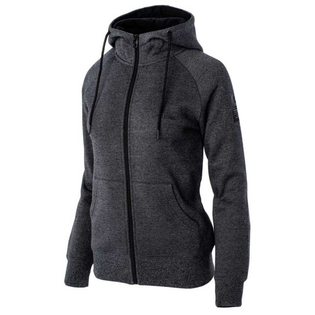 Elbrus Dames chiano full zip hoodie UTIG1447_darkgreymelangeblack large