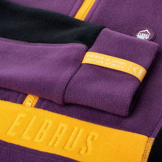Elbrus Dames elvar fleece top UTIG1890_plumpurplecadmiumyellow large