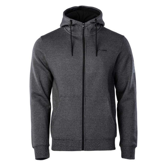 Elbrus Heren chiano full zip hoodie UTIG1446_darkgreymelangeblack large