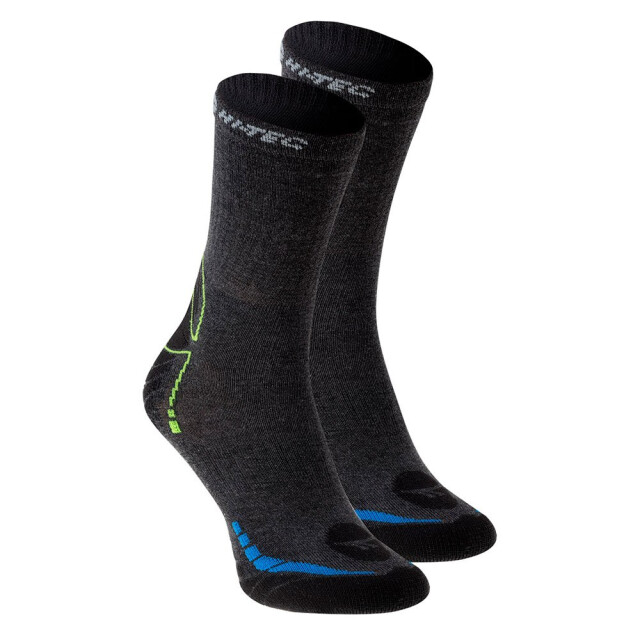 Hi-Tec Raseno sokken voor volwassenen UTIG413_darkgreylimeblue large