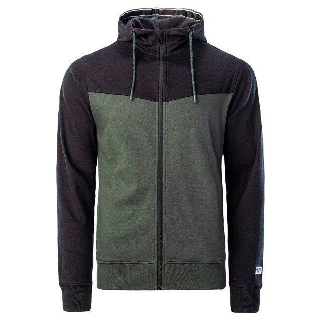 Hi-Tec Heren sabarin full zip hoodie UTIG446_deepforestblack large